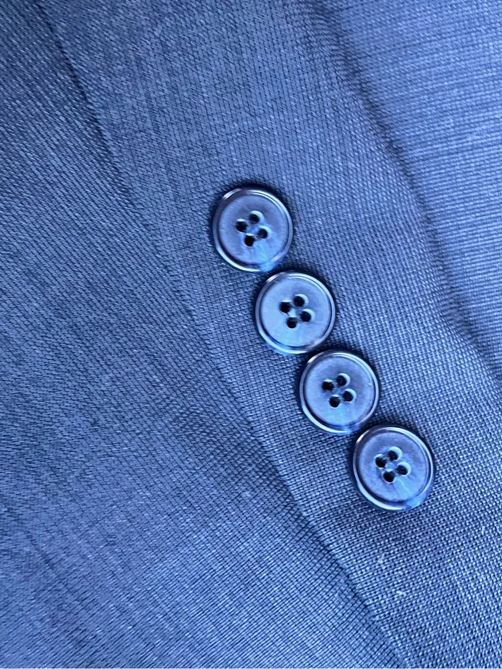 Covington wool blend eco-polyester men’s suit jacket 48R dark gray